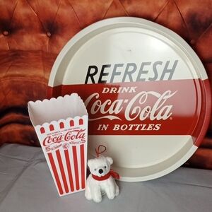 🗑️ REHAB (damaged) Coca Cola Refreshing Tray Set
